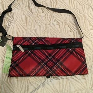 NWT Lesportsac Plaid Kiki Fanny Pack